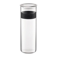 Bodum Presso 64-Ounce  Glass Storage Jar, Black