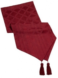 Lenox Laurel Leaf 90-Inch Runner, Cranberry