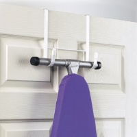 Spectrum 66500 Over The Door Ironing Board Holder, White