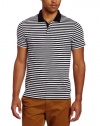 Calvin Klein Sportswear Men's Short Sleeve Stripe Liquid Polo