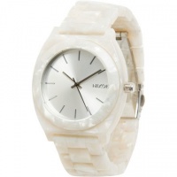 Nixon Time Teller Acetate Women's Watch - White Granite, One Size