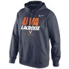 NCAA Nike Virginia Cavaliers KO Lacrosse Practice Performance Hoodie - Navy Blue (Small)