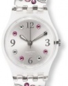 Swatch Women's Originals LK322G Silver Aluminum Quartz Watch with Silver Dial