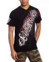 Southpole Men's V Neck Speed Graphics Tee