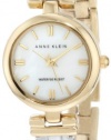 Anne Klein Women's AK/1171MPTT Two-Tone Criss Cross Bangle Watch