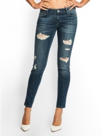 GUESS Kate Skinny Destroyed Jeans in Dreamer Wash