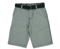 Epic Threads Boy's Belted Shorts Ebony Black 12