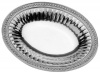 Wilton Armetale Flutes and Pearls Bread Serving Tray, Oval, 7-3/4-Inch by 9-3/4-Inch