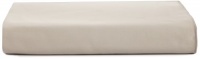 Calvin Klein Home Solid Sateen Pearl Edge King Fitted Sheet, Bisque