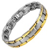 Willis Judd New Mens Golf Titanium Magnetic Therapy Bracelet in Velvet Box with Free Link Removal Tool