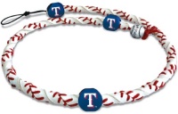 MLB Texas Rangers Classic Frozen Rope Baseball Necklace