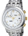 Timex Intelligent World Time White Dial Stainless Steel Mens Watch T2N613