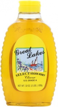 Great Lakes Select Honey, Clover, 32-Ounce Bottles (Pack of 3)