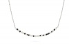 Omerta Zodiac Collection Capricorn Black Diamond & White Freshwater Pearl Necklace/Pendant