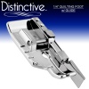 Distinctive 1-4 (Quarter Inch) Quilting Sewing Machine Presser Foot with Edge Guide - Fits All Low Shank Snap-On Singer*, Brother, Babylock, Euro-Pro, Janome, Kenmore, White, Juki, New Home, Simplicity, Elna and More!