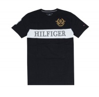 Tommy Hilfiger Men Big Horizontal Logo Short Sleeve T-shirt