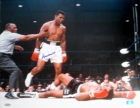 Muhammad Ali autographed 16x20 Photo (Steiner Sports Hologram) (Pre 2000 signature) Image #2 Liston Knockout