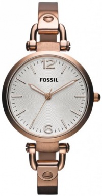 FOSSIL Georgia Three Hand Stainless Steel Watch - Rose