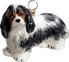 Joy to the World Collectibles European Blown Glass Pet Ornament, Cavalier King Charles Tri-Color