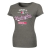 MLB Washington Nationals Women's Property Of V-Neck T-Shirt, Grey Heather