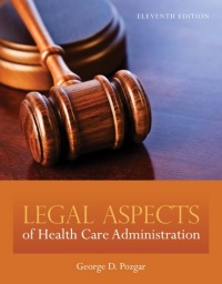 Legal Aspects Of Health Care Administration