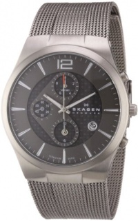 Skagen Men's 906XLTTM Titanium Titanium Chronograph Watch