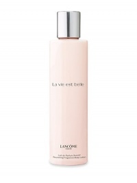 Luxurious moisturizing fragrance body lotion that offers the unique experience of La vie est belle. Your skin is instantly smoothed and illuminated to its most beautiful self. Made in USA. 6.7 oz. 