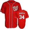 Bryce Harper Jersey: Washington Nationals Youth Alternate Red #34