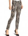 Isaac Mizrahi Women's Zebra Print Samantha Skinny Jean, Zebra Print, 2