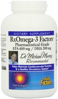 Natural Factors Rxomega-3 Factors Softgels, 240-Count