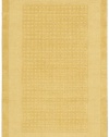 Nourison Westport Solid Yellow 2.3-Feet by 7.6-Feet 100% Wool Runner Rug