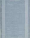 Nourison Westport Solid Blue 5.0-Feet by 8.0-Feet 100% Wool Room Size Rug