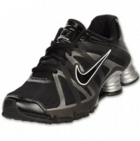 Nike Women's Shox Roadster+ - Black / Black-Metallic Silver, 6.5 B US