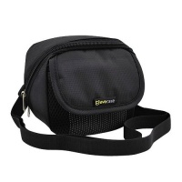 EveCase Black Digital Camera Pouch Nylon Case with Strap