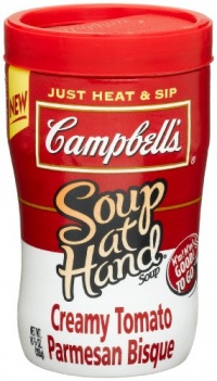 Soup At Hand, Creamy Tomato Parmesan Bisque, 10.75-Ounce Cup (Pack of 8)