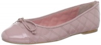 Delman Women's Falon Ballet Flat, Powder Pink Patent, 8.5 M US