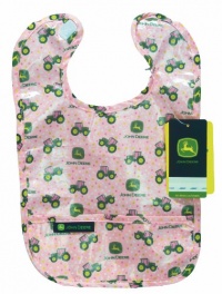 John Deere Coated Bib, Baby Girl