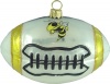 Georgia Tech Yellowjackets Football Blown Glass Ornament