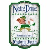 NCAA Notre Dame Fighting Irish 11-by-17 Wood Sign