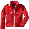 Tommy Hilfiger Boys 2-7 Aaron Nylon Jacket, Tango Red, 3 Regular