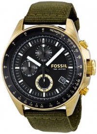 Fossil Men's DE5017 Decker Black Dial Watch