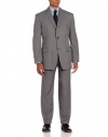 Haggar Men's Herringbone Two Button Center Vent Suit Coat