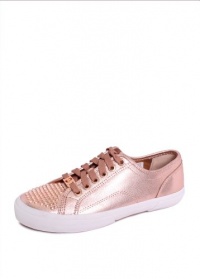 Kors By Michael Kors Boerum Women's Studded Sneakers Shoes (8, Rose Gold)