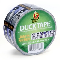 Duck Tape Justin Bieber Print (1.88-Inch X 10 Yd)