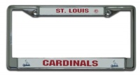 MLB St. Louis Cardinals Chrome License Plate Frame