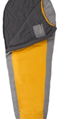 TETON Sports TrailHead +20°F Ultralight Sleeping Bag (2.9 Pound, 87-Inch x 32-Inch x 22-Inch, Orange/Grey)