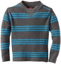 Quiksilver Boys 2-7 The Critic Kids Knit Shirt, Gunsmoke, 4T