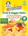 Gerber Graduates Fruit and Veggie Melts, Truly Tropical Blend, 1 Ounce (Pack of 7)