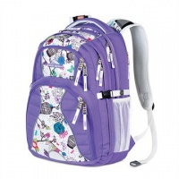 High Sierra Swerve Backpack (19 x 13 x 7.75-Inch, Lilac Print)