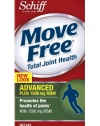 Move Free Advanced Plus MSM Joint Supplement with Glucosamine, Chondroitin, Hyaluronic Acid and MSM, 60 Count